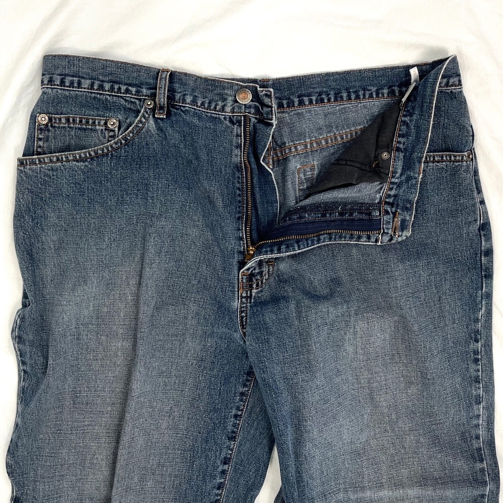 VNTG Jhane Barnes Frequency Straight Leg Jeans, 100% Cotton, 34W - Picture 5 of 10
